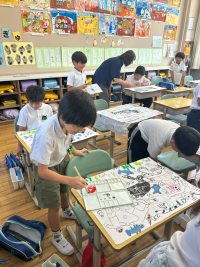 2年松組_図工_段ノ上　彩乃_2026年10月2日のノート_1